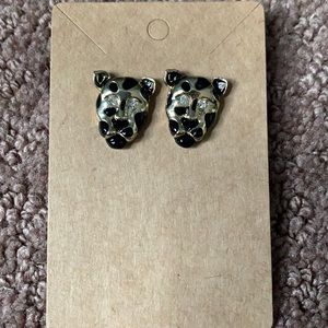 Leopard studs